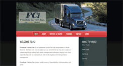 Desktop Screenshot of fcilogistics.com